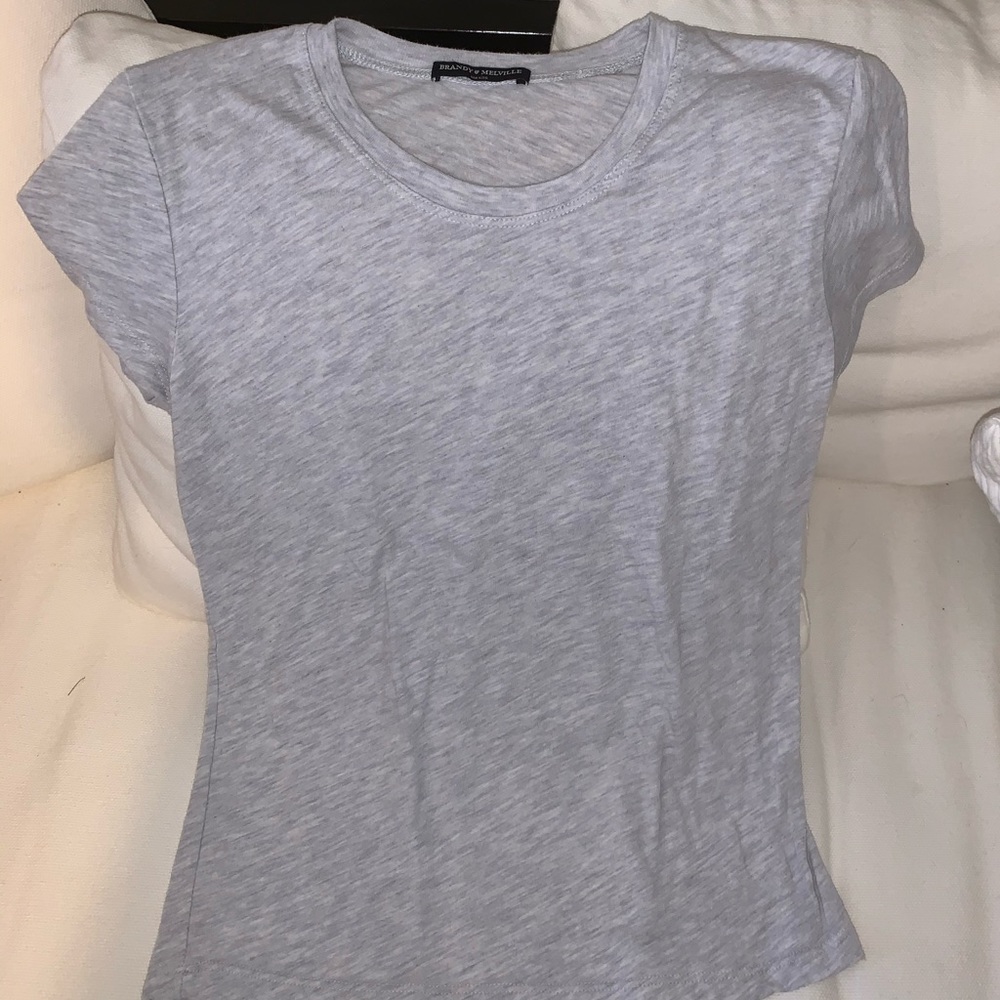 grey brandy melville tee